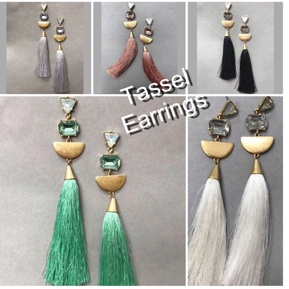 5” Stunning Tassel Earrings by Kyky & Zo,NWT